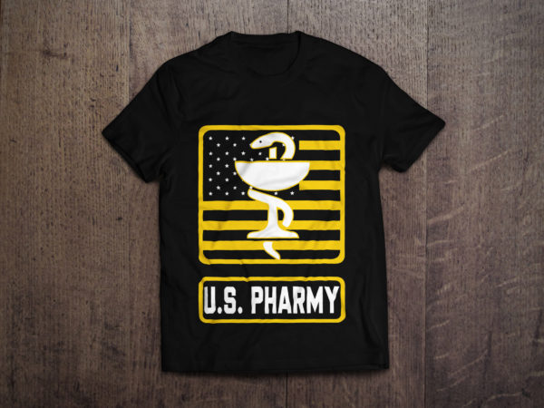 US Pharmy T-shirt Black
