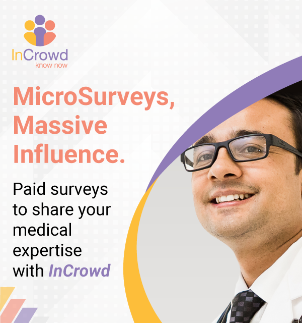Earn Additional Income For Sharing Your Medical Expertise with InCrowd