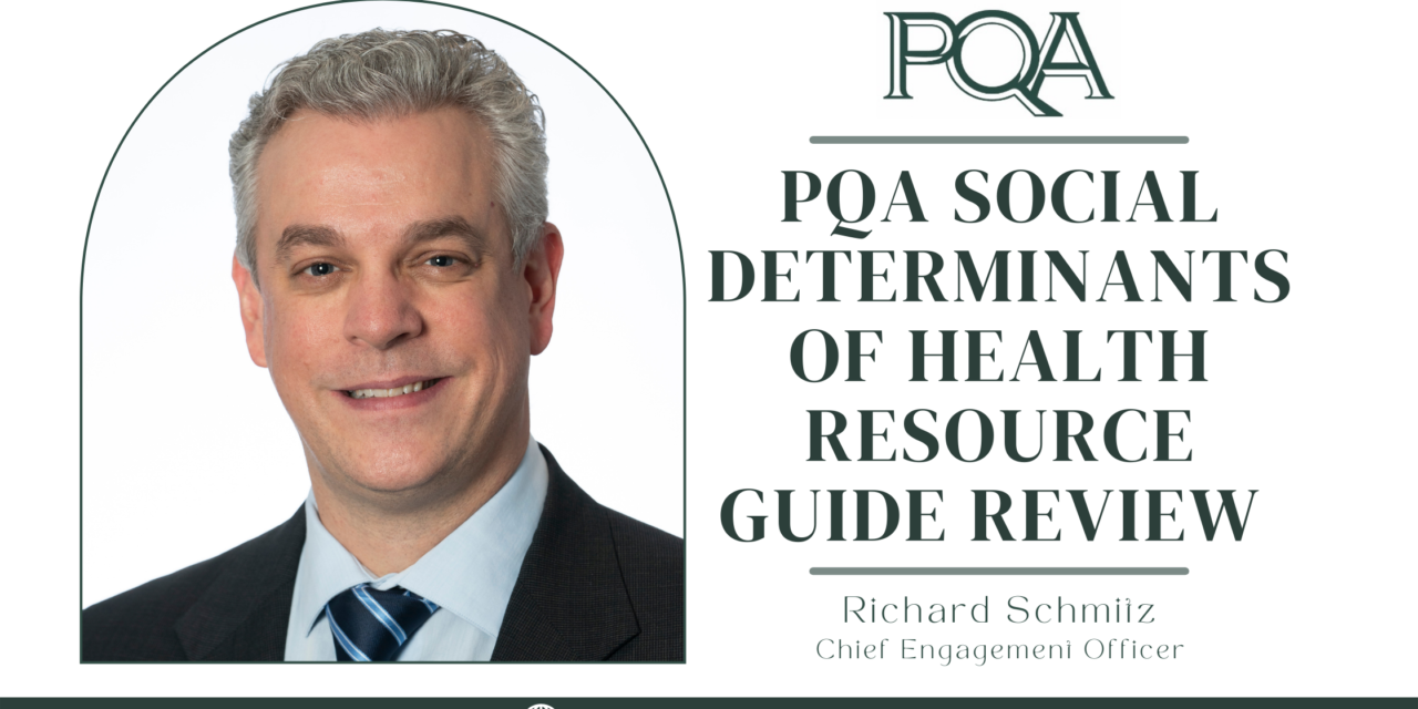 PQA Social Determinants of Health Resource Guide