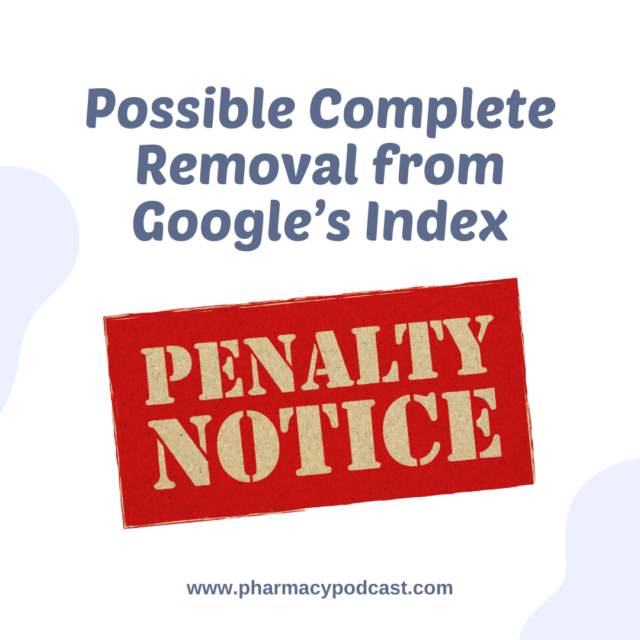 Possible Complete Removal from Google’s Index